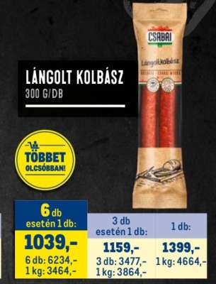 Lángolt kolbász