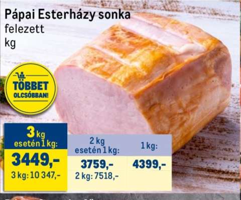 PÁPAI Esterházy sonka