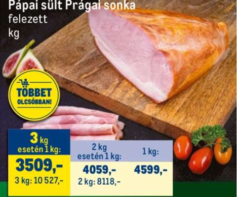 Pápai sült prágai sonka