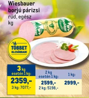 Wiesbauer borjú-párizsi