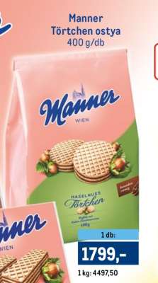 Manner Törtchen ostya