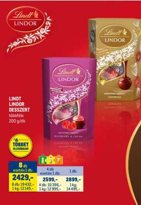 Lindt Lindor desszert