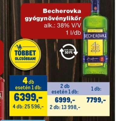 Becherovka gyógynövénylikőr