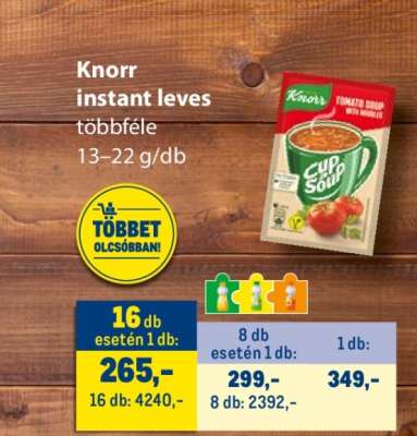 Knorr instant leves
