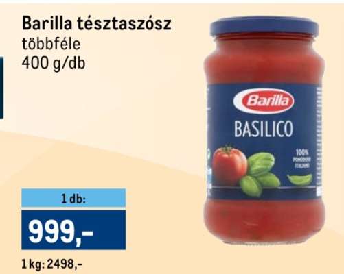 Barilla tésztaszósz