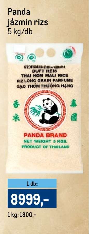 Panda jázmin rizs