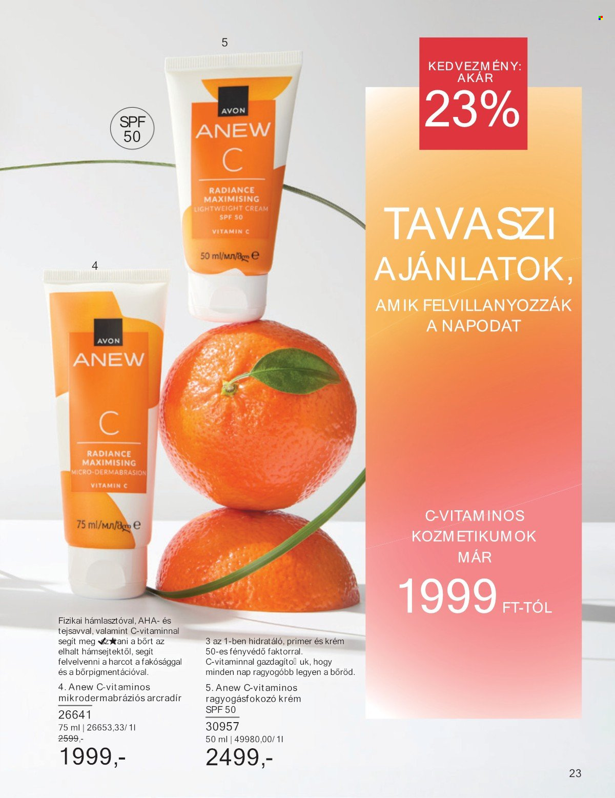 Avon akciós újságok - 2025.05.01 - 2025.05.31. Oldal 1