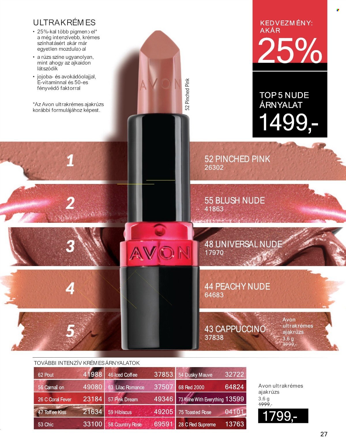 Avon akciós újságok - 2025.05.01 - 2025.05.31. Oldal 1