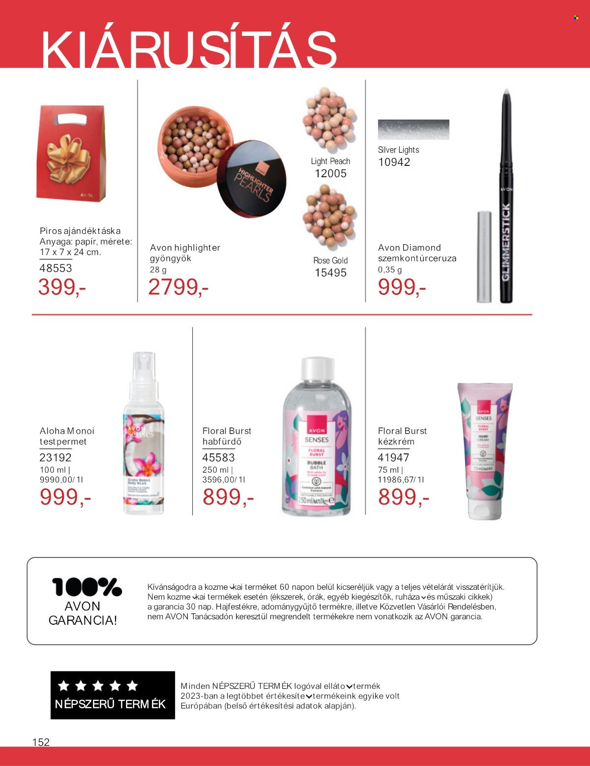 Avon akciós újságok - 2025.05.01 - 2025.05.31. Oldal 1