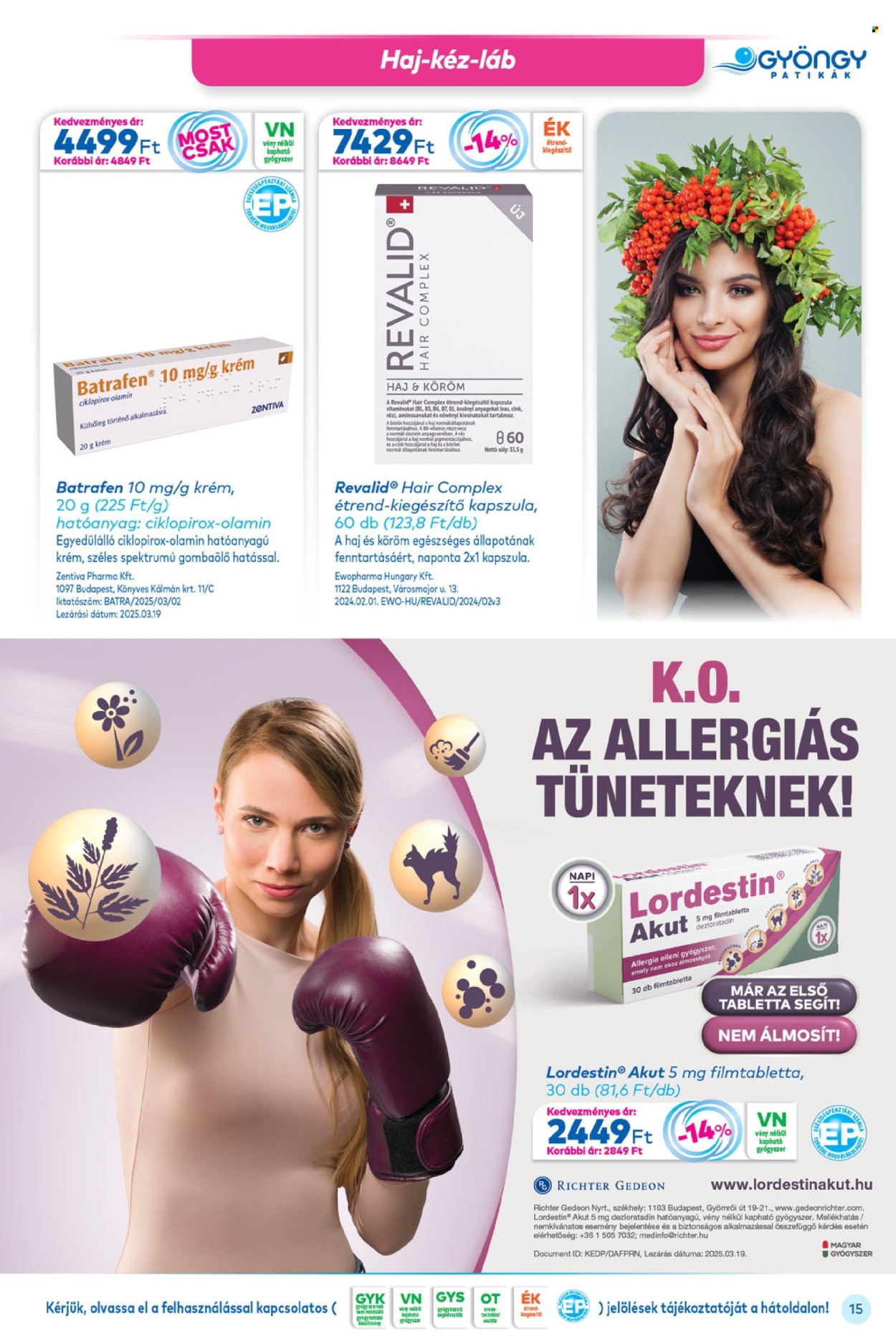 Gyöngy Patikák akciós újságok - 2025.05.01 - 2025.05.31. Oldal 1