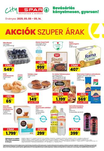 Újság City SPAR - 2025.05.08 - 2025.05.14.