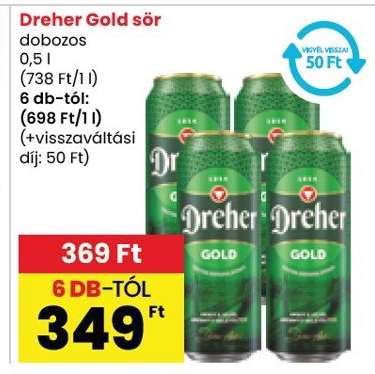 Dreher Gold sör