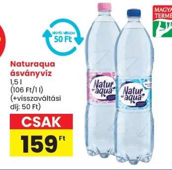 NATURAQUA ÁSVÁNYVÍZ