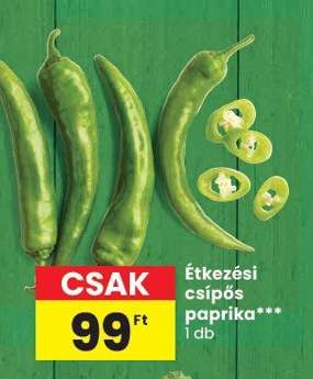 Étkézési csípős paprika