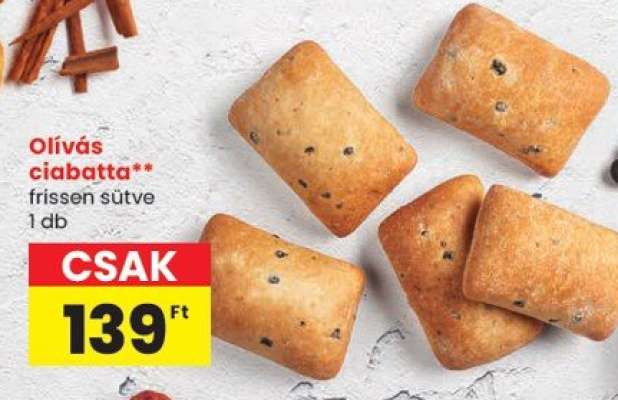 Olívás ciabatta
