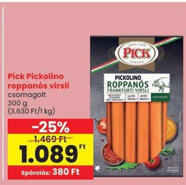 Pick Pickolino roppanós virsli