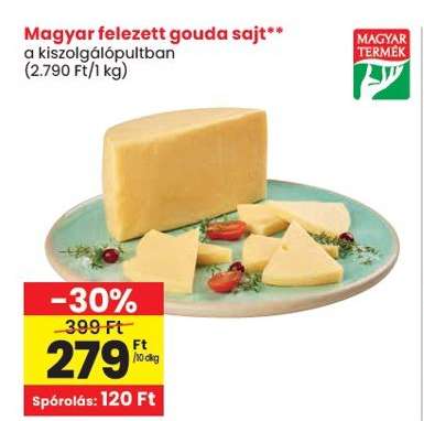 Magyar felezett gouda sajt