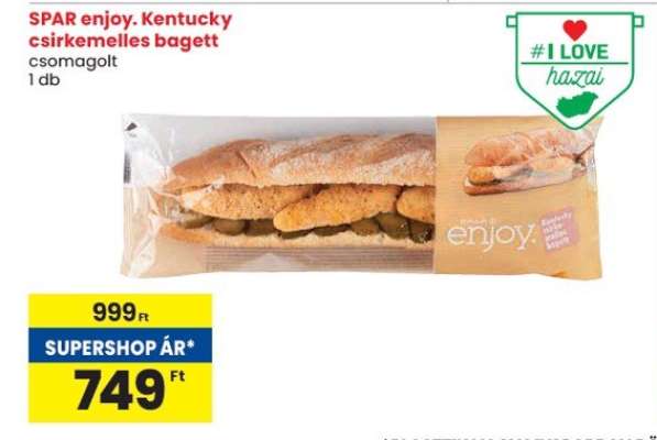 SPAR enjoy. Kentucky csirkemelles bagett