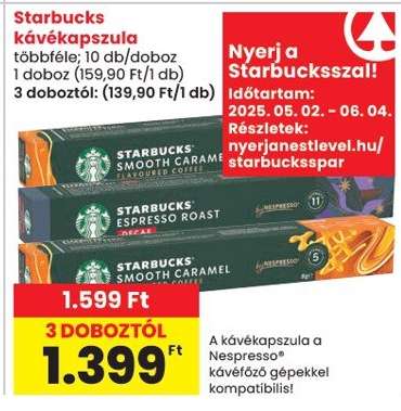 Starbucks kávékapszula