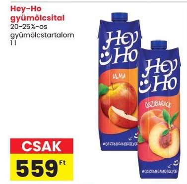 HEY-HO GYÜMÖLCSITAL