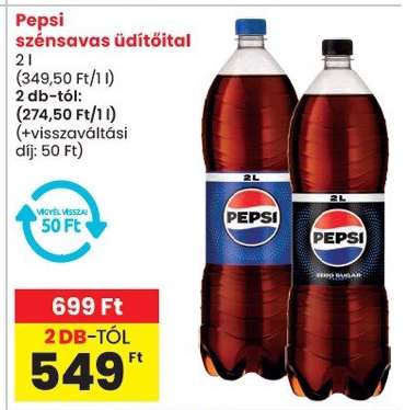 Pepsi szénsavas üdítőital
