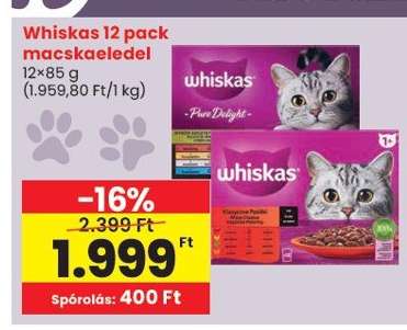 Whiskas 12 pack macskaeledel