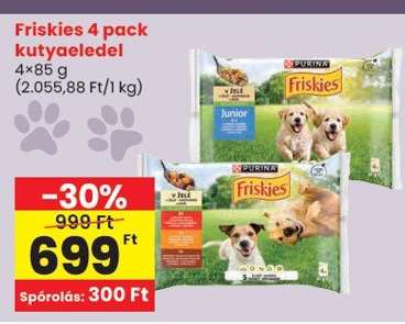 Friskies 4 pack kutyaeledel