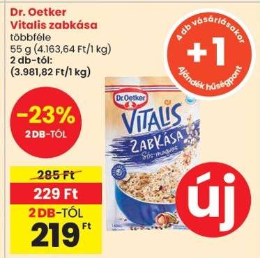 DR OETKER Vitalis zabkása*