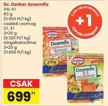 Dr. Oetker dzsemfix