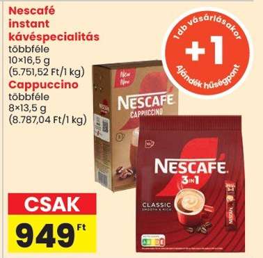 Nescafé instant kávéspecialitás