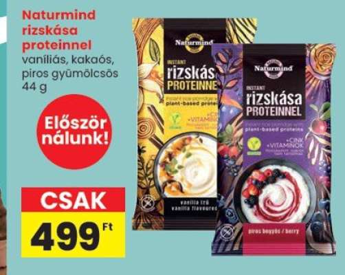 Naturmind rizskása proteinnel