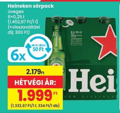 Heineken sörpack