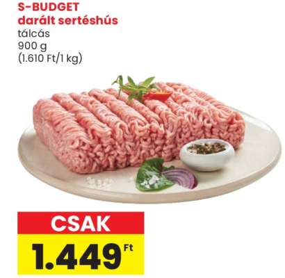 S-BUDGET darált sertéshús