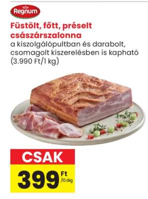 Füstölt, főtt, préselt császárszalonna