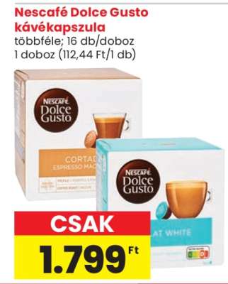 NESCAFE Dolce Gusto kávékapszula