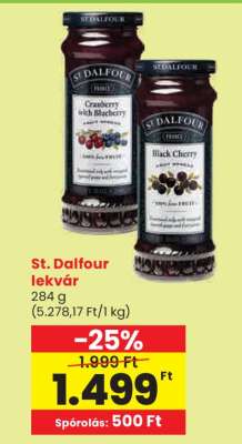 St. Dalfour lekvár