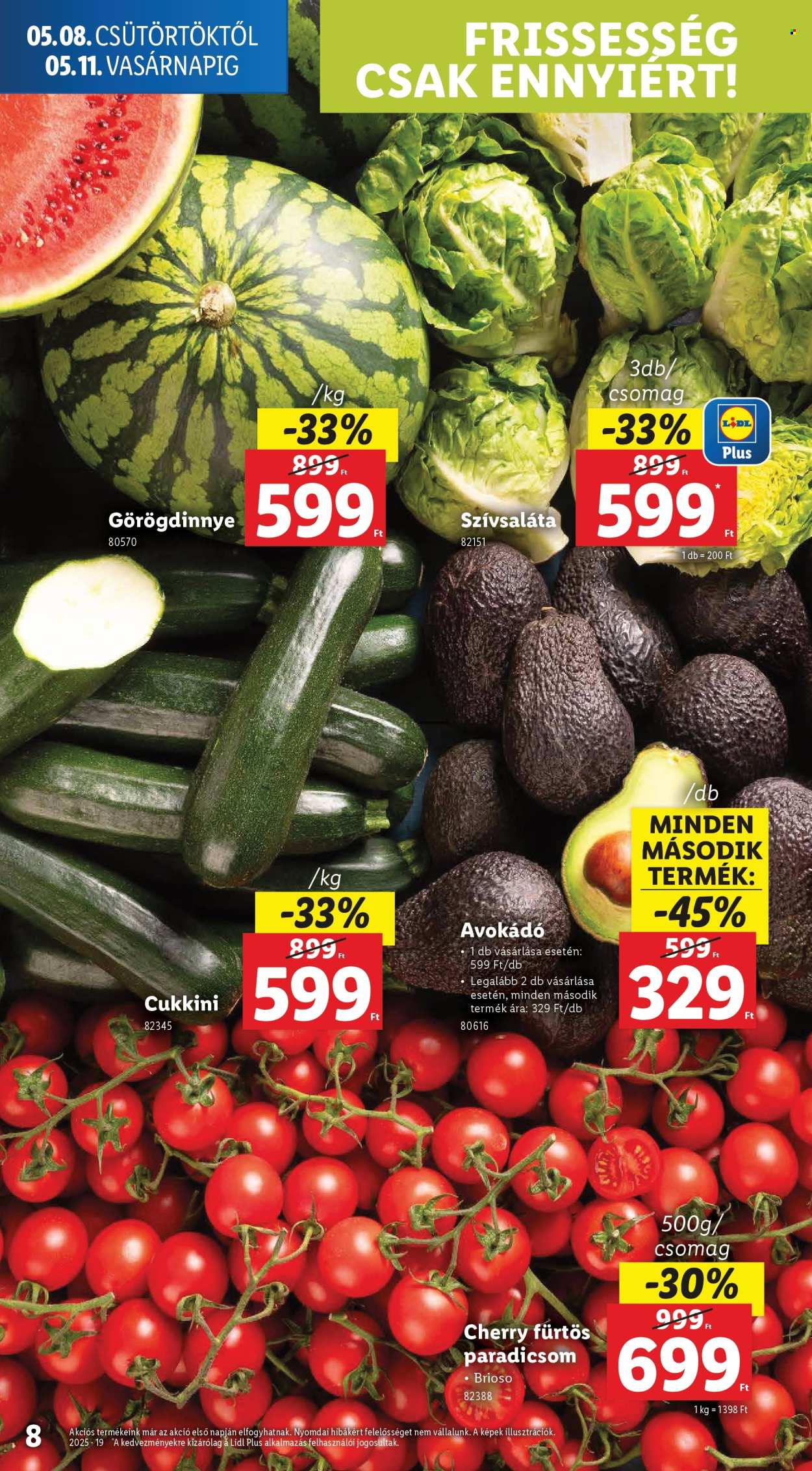 Lidl akciós újságok - 2025.05.08 - 2025.05.14. Oldal 1