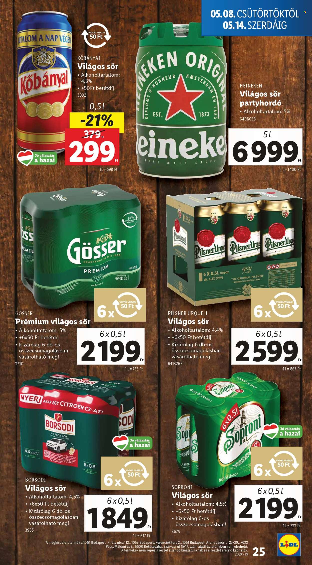 Lidl akciós újságok - 2025.05.08 - 2025.05.14. Oldal 1
