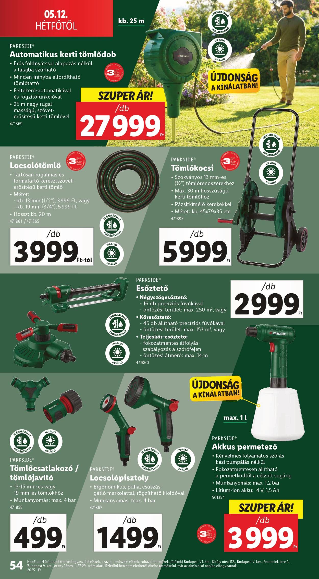 Lidl akciós újságok - 2025.05.08 - 2025.05.14. Oldal 1