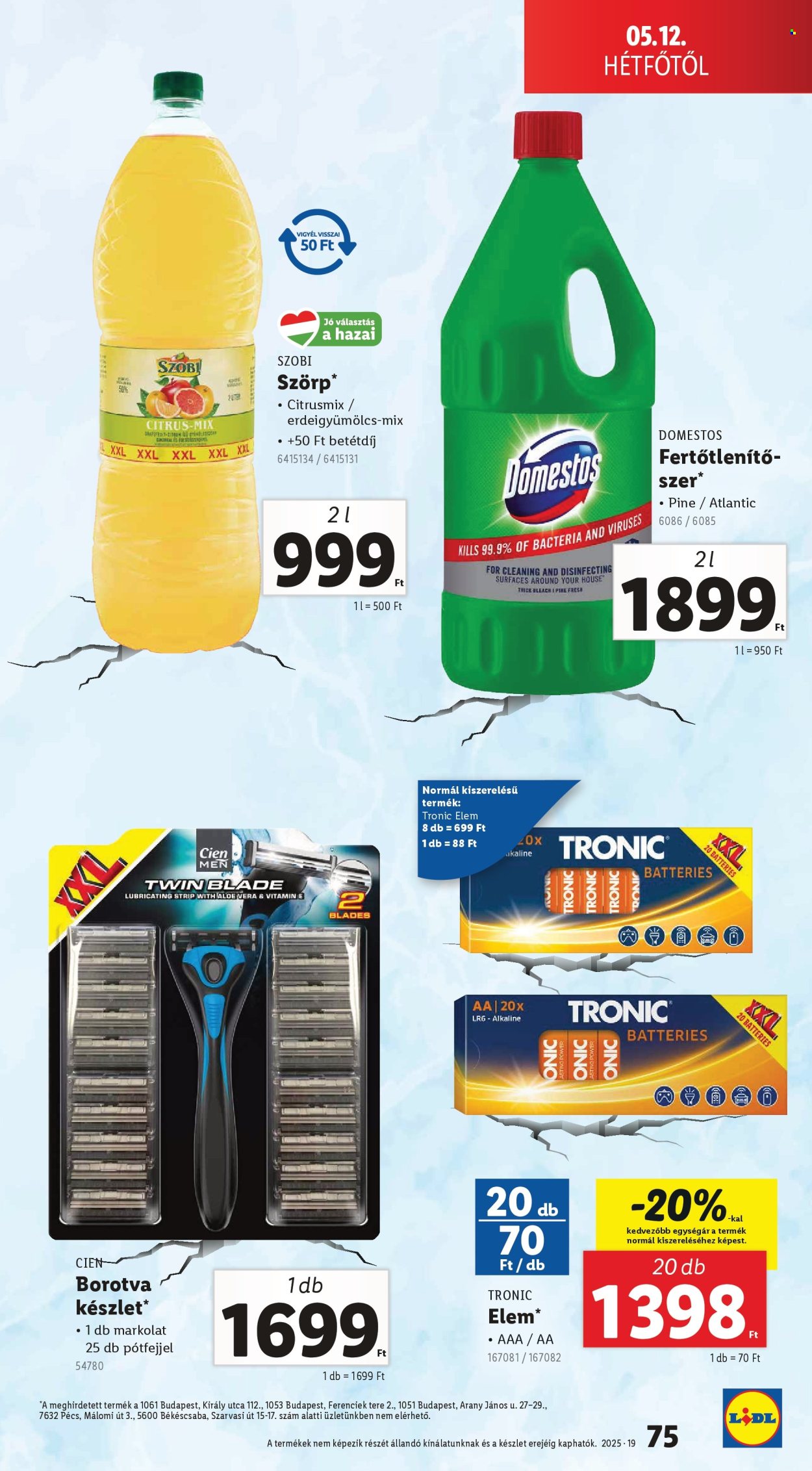 Lidl akciós újságok - 2025.05.08 - 2025.05.14. Oldal 1