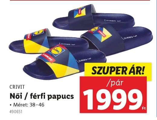 Női / férfi papucs