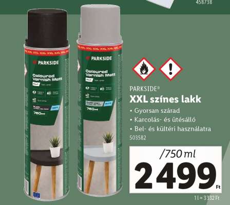 PARKSIDE XXL színes lakk