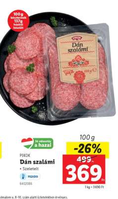 Pikok Dán szalámi