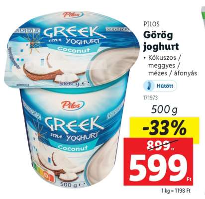 PILOS Görög joghurt