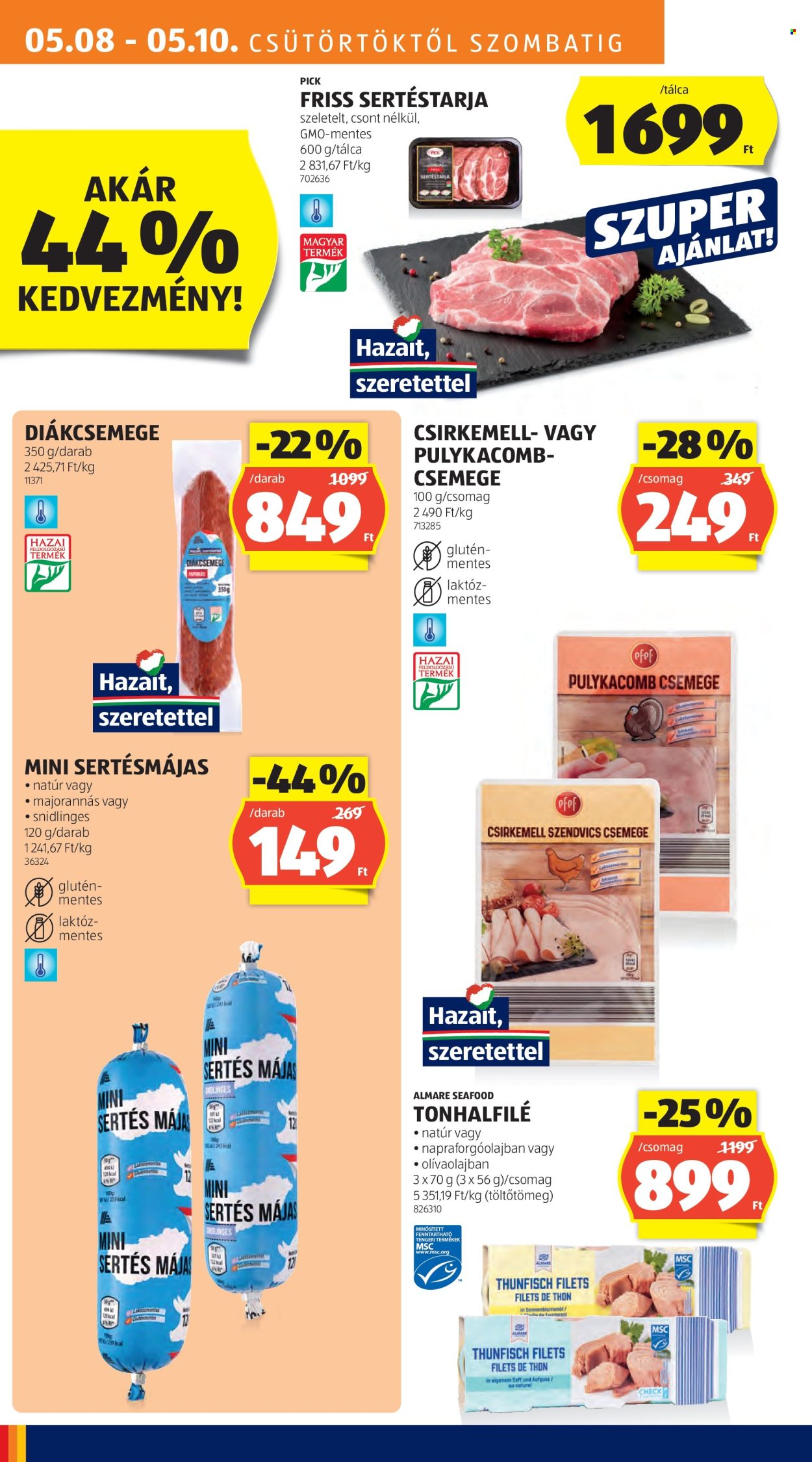 Aldi akciós újságok - 2025.05.08 - 2025.05.14. Oldal 1