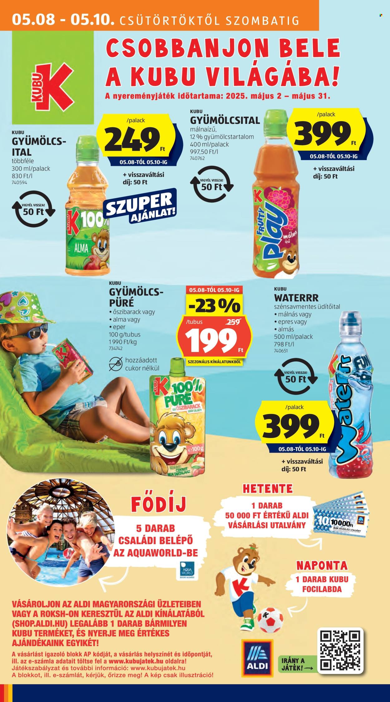 Aldi akciós újságok - 2025.05.08 - 2025.05.14. Oldal 1