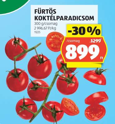 Fürtös koktélparadicsom