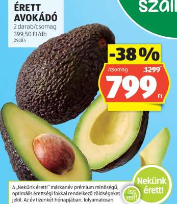 Érett avokádó