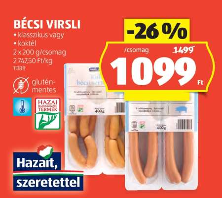 Bécsi virsli