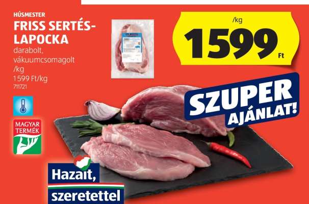 Friss sertéslapocka